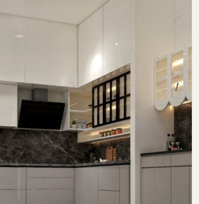 Kitchen interior detail