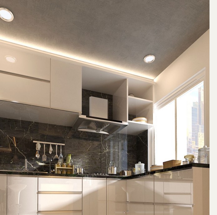 Kitchen interior detail